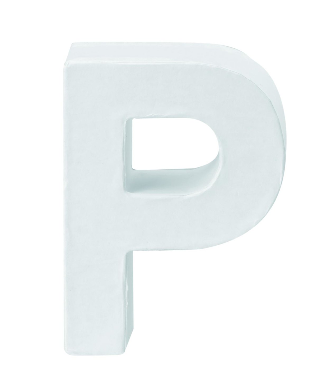 Papp-Buchstaben P 10x3,5cm